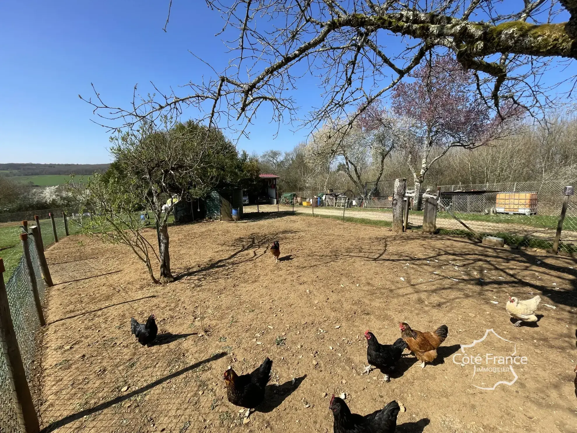 Charmante maison rénovée avec vue imprenable, panneaux solaires et grand terrain à Brosses 