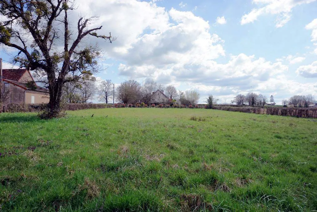 Terrain constructible de 2 347 m² proche de Paray le Monial 