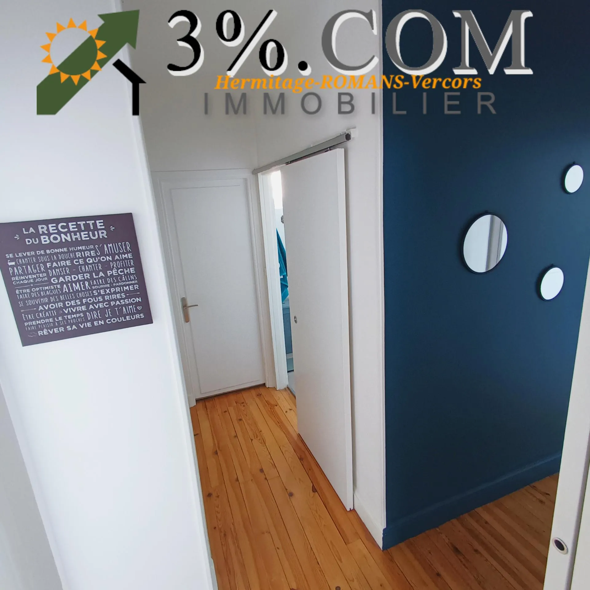 Appartement T3 de 64,49 m² avec parking et caves à Bourg-de-Péage 