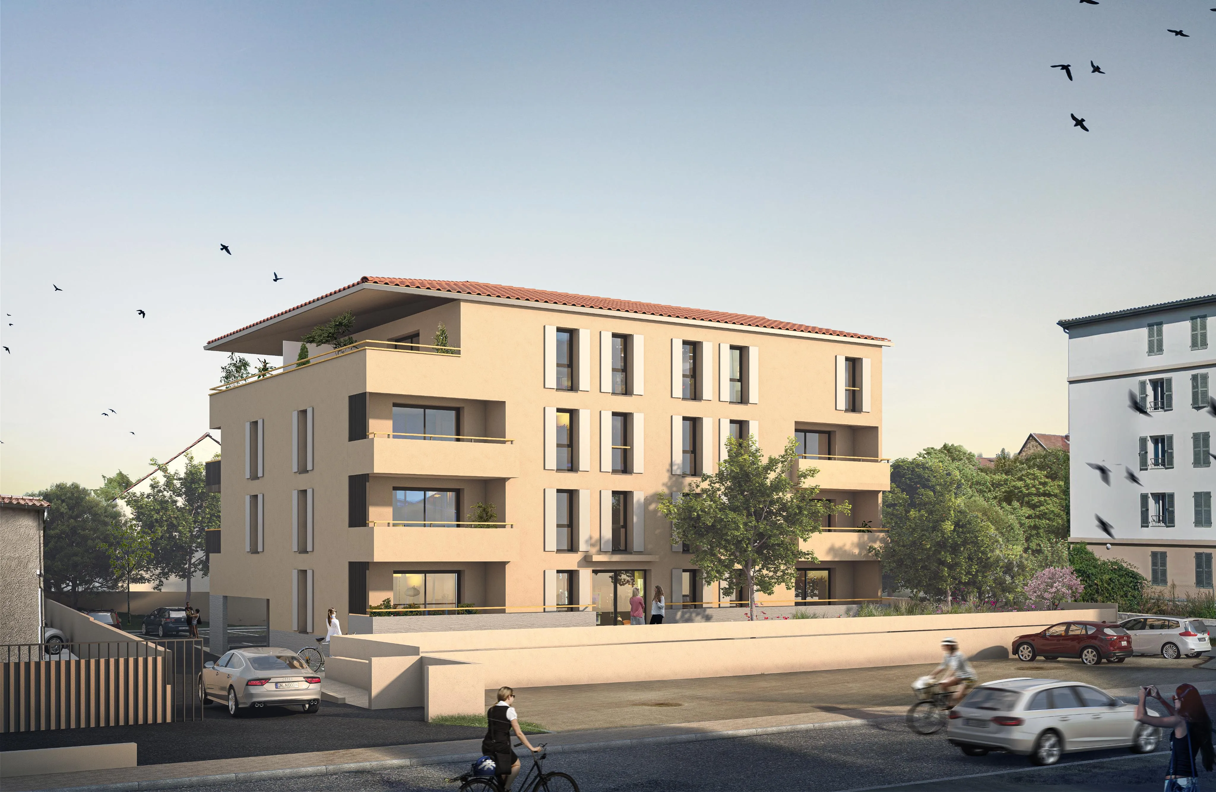 Très bel appartement T2 de 55 m² avec balcon à L'Arbresle pour vente