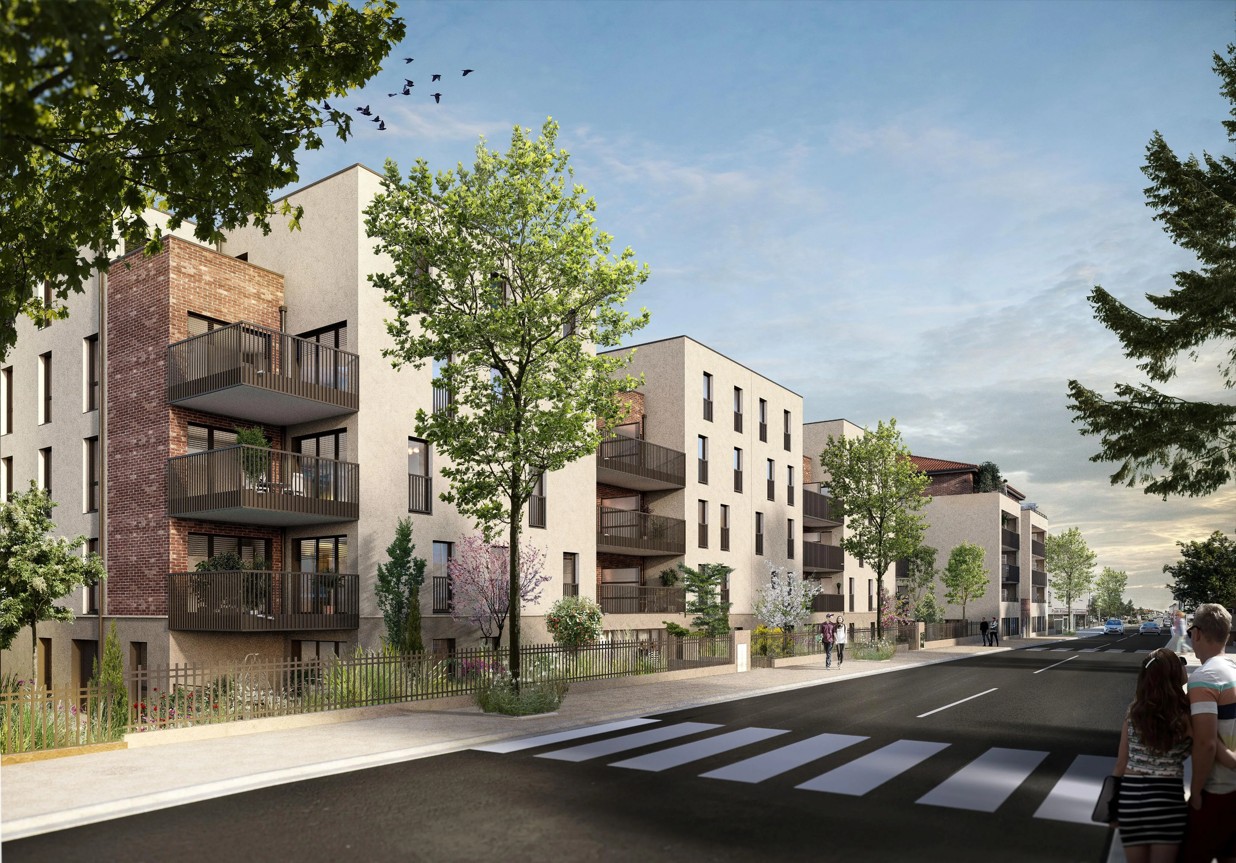 Appartement T3 avec balcon au cœur de Veauche - Résidence contemporaine