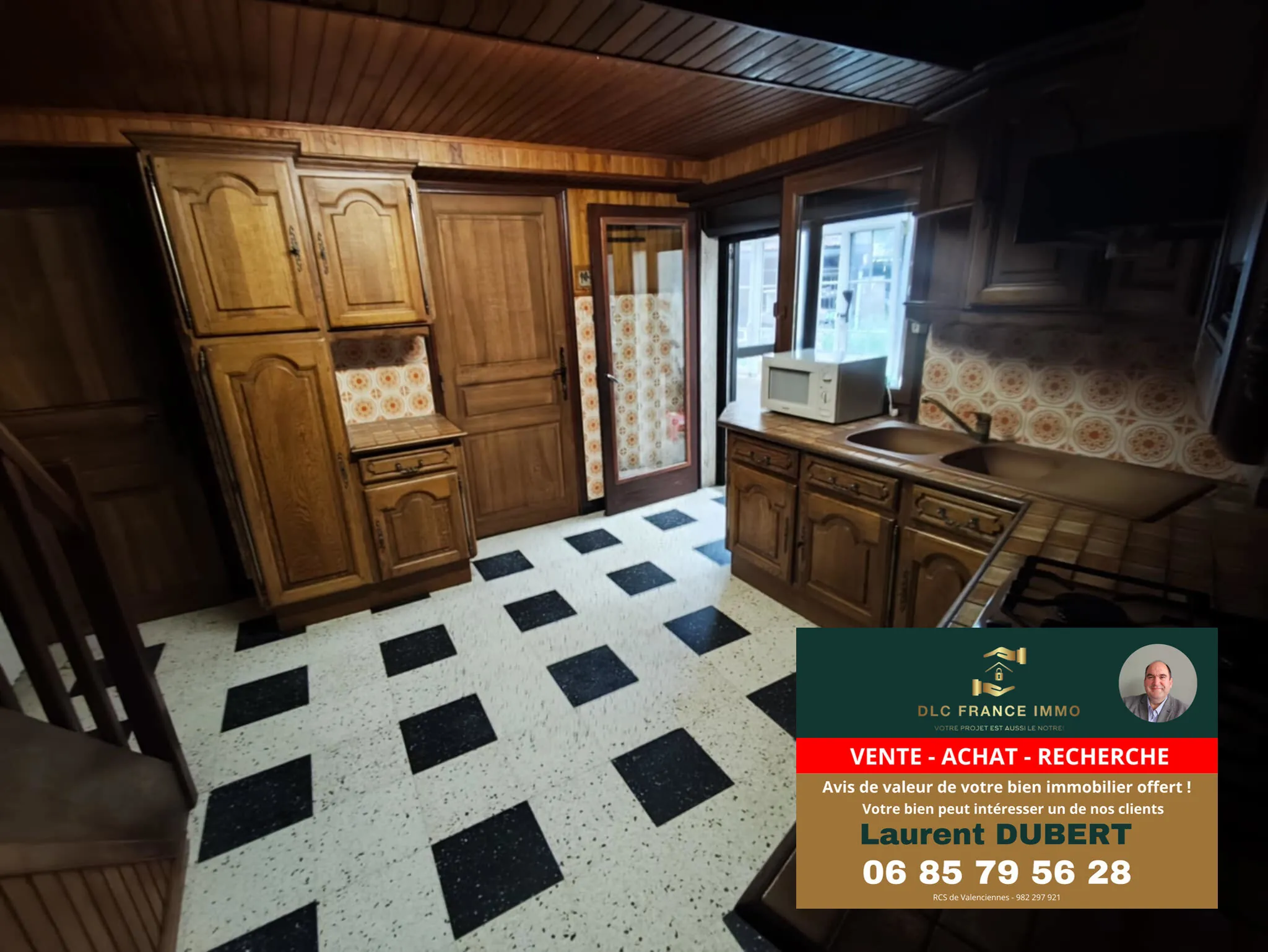 Maison à vendre à Wallers avec 3 chambres et jardin - Potentiel de rénovation 