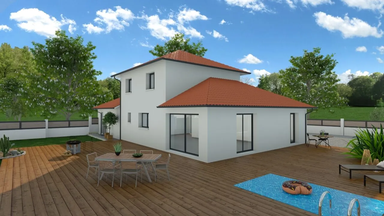 Maison neuve à bâtir à Saint Jean de Bournay - Secteur CALME et proches commodités 