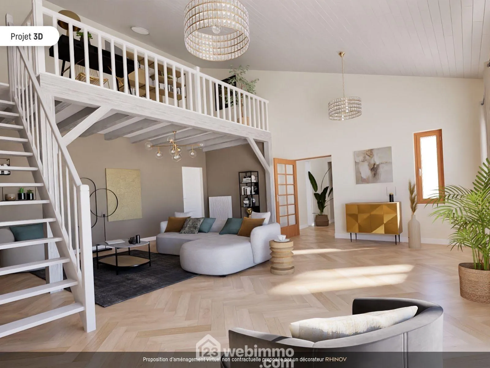 Magnifique maison longueère de 160 m2 à Pamproux avec terrain arboré 