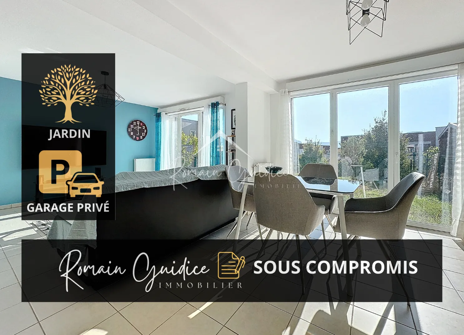 Appartement F3 de 66 m² avec jardin privé et parking à Millau