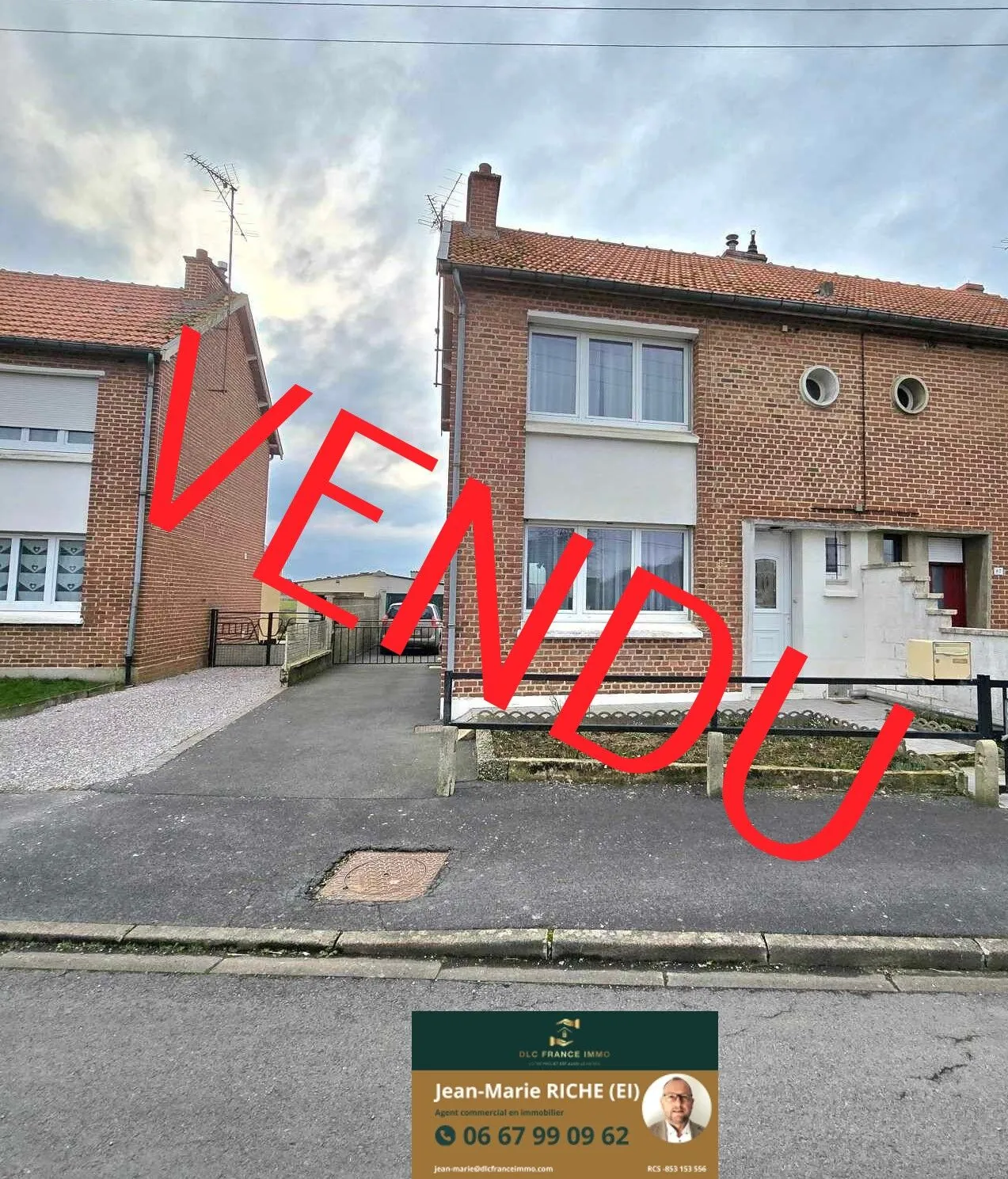 Maison semi-individuelle à vendre à Berlaimont avec jardin et garage