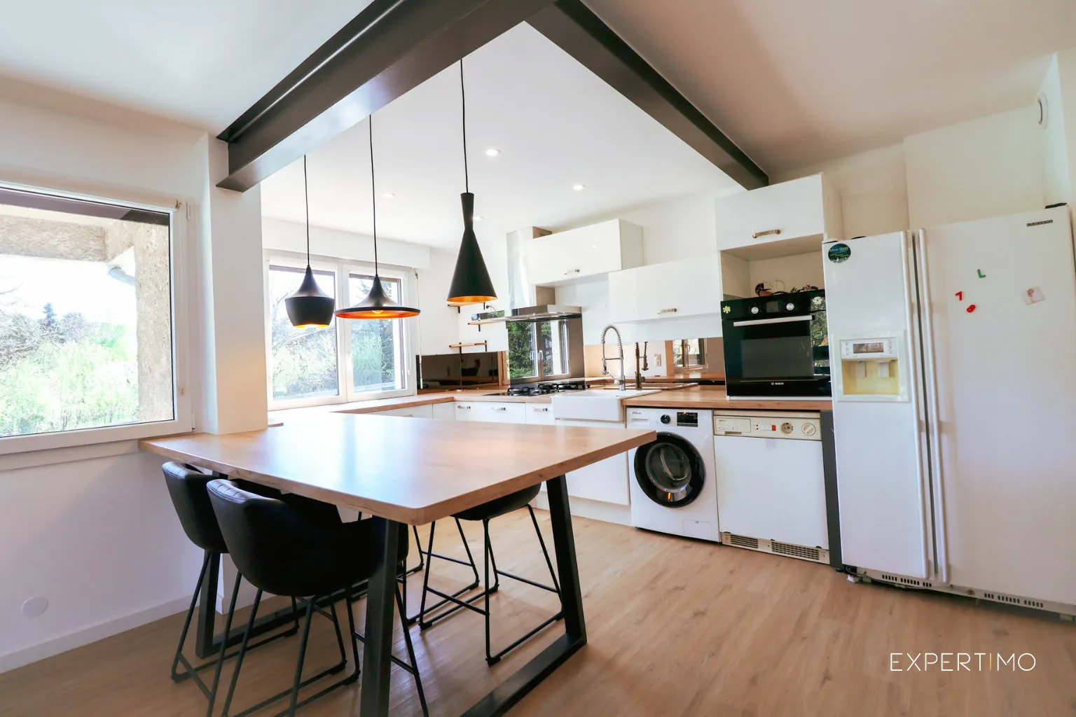 A vendre appartement T4 de 96 m² à Seyssins avec vue sur Belledonne 