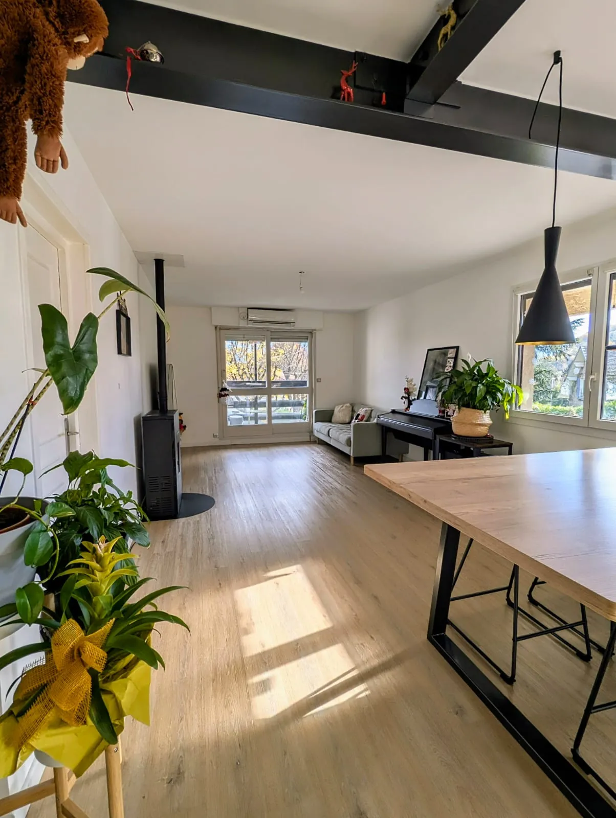 A vendre appartement T4 de 96 m² à Seyssins avec vue sur Belledonne