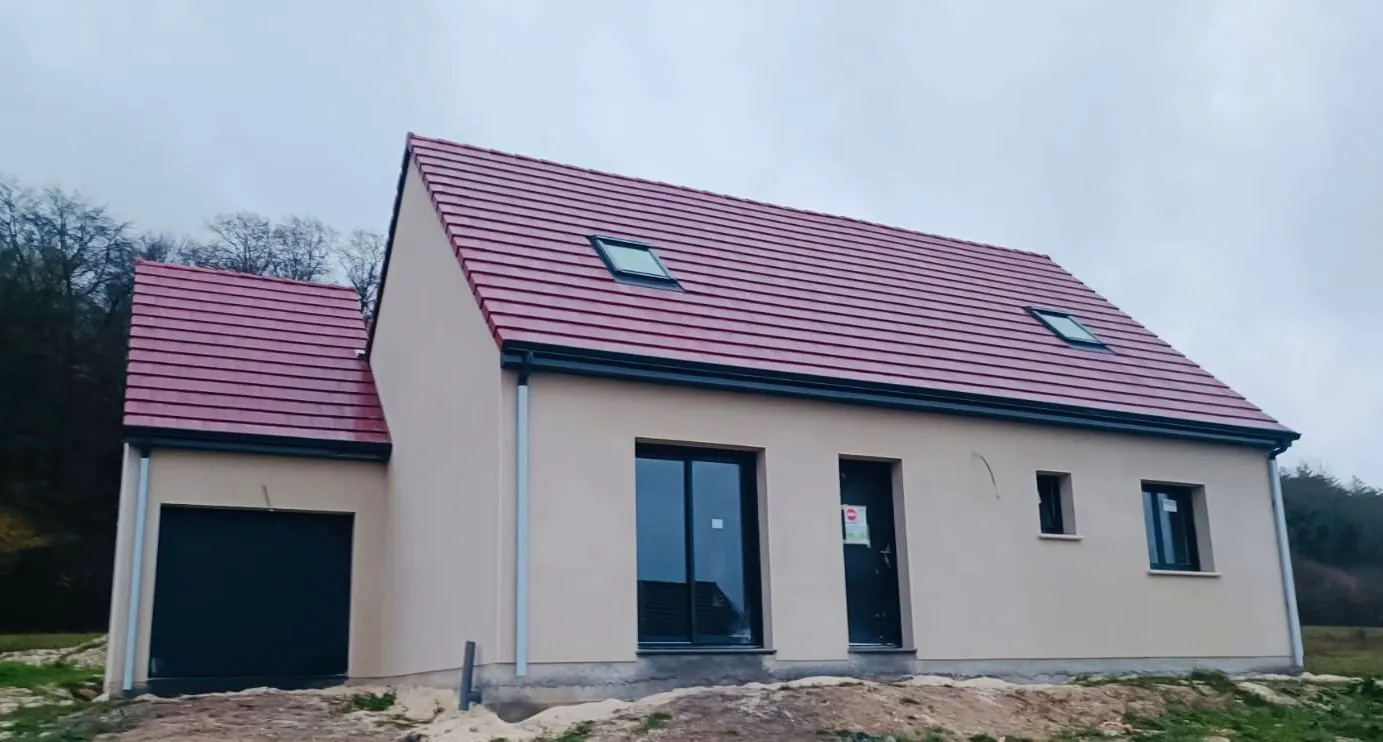 Maison écologique neuve à Conty près d'Amiens - 4 chambres, 129 m²