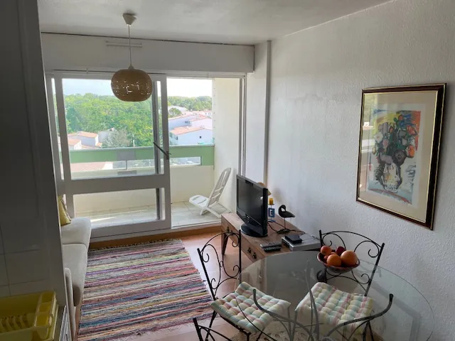 Bel appartement lumineux Type 2 avec balcon vue forêt à Saint-Hilaire-de-Riez 