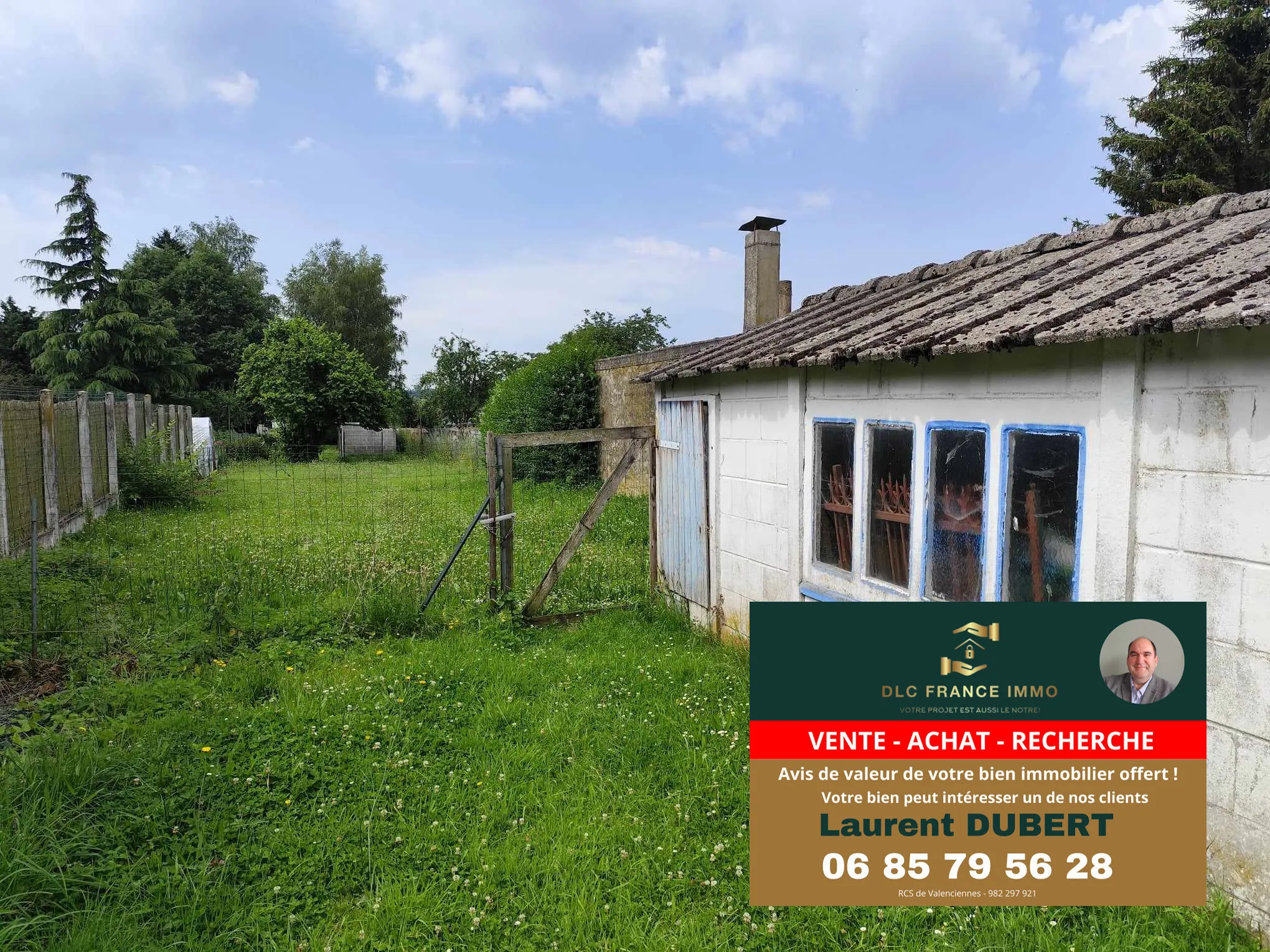 Maison à vendre à Berlaimont avec grand terrain et garage - Fort potentiel 