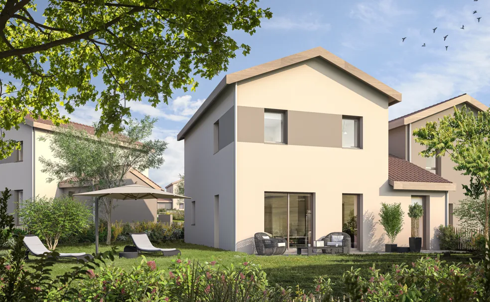 Maison neuve avec jardin et garage à La Grand Croix - Vue sur le Pilat dès 259 000 € 