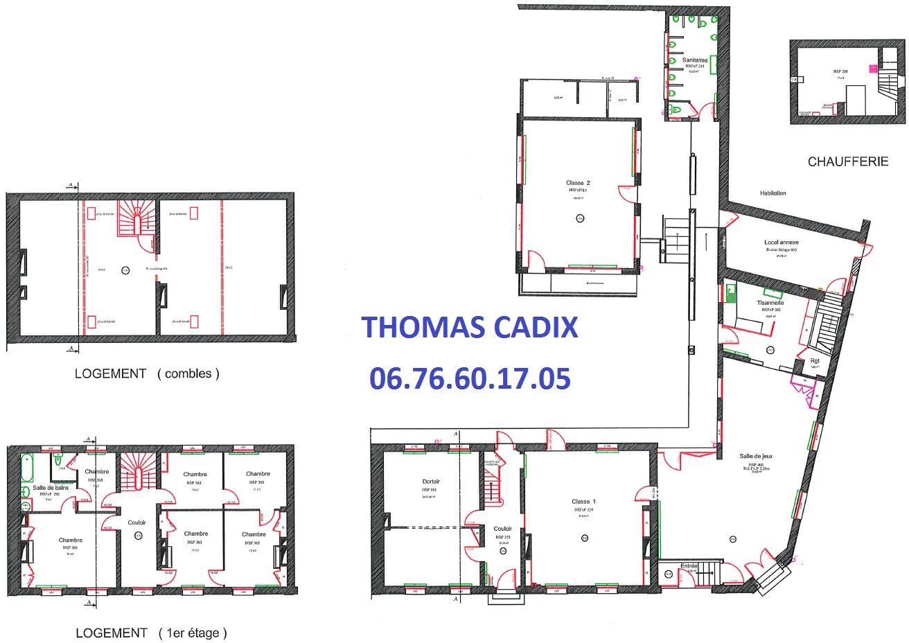 Immeuble ancien à rénover à Abbeville avec grande parcelle et potentiel de développement 