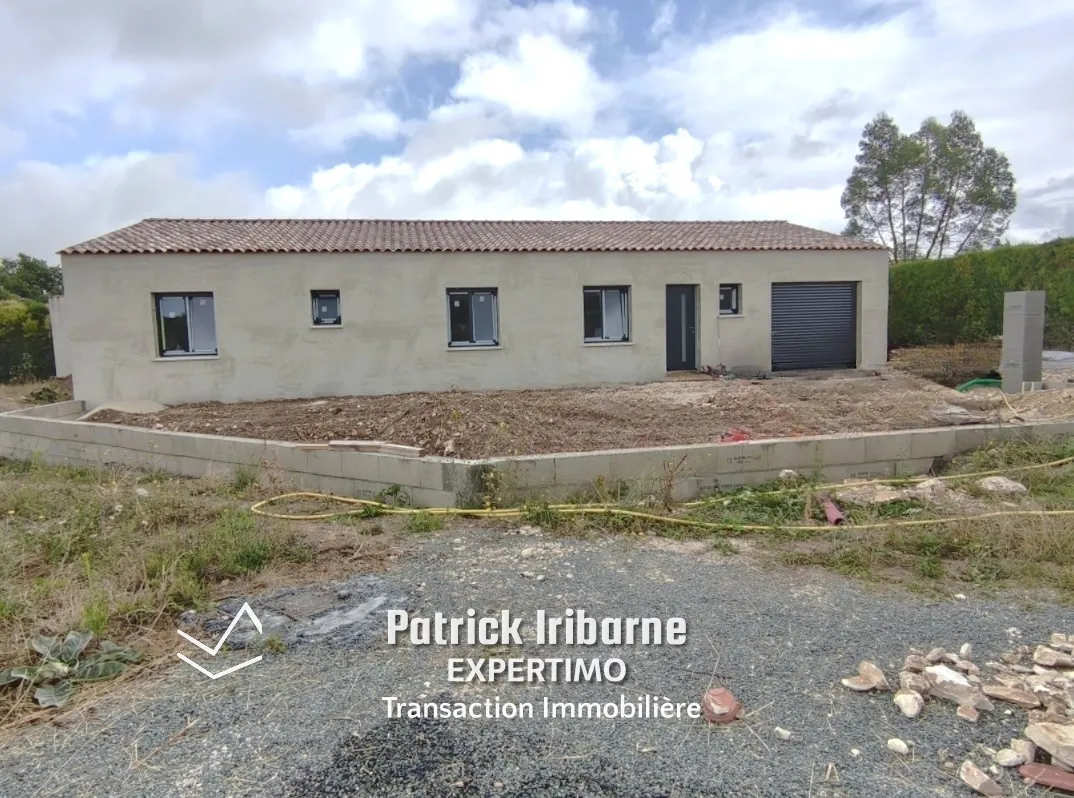 Maison neuve individuelle de plain-pied à Port-d'Envaux – 4 chambres, jardin, garage 