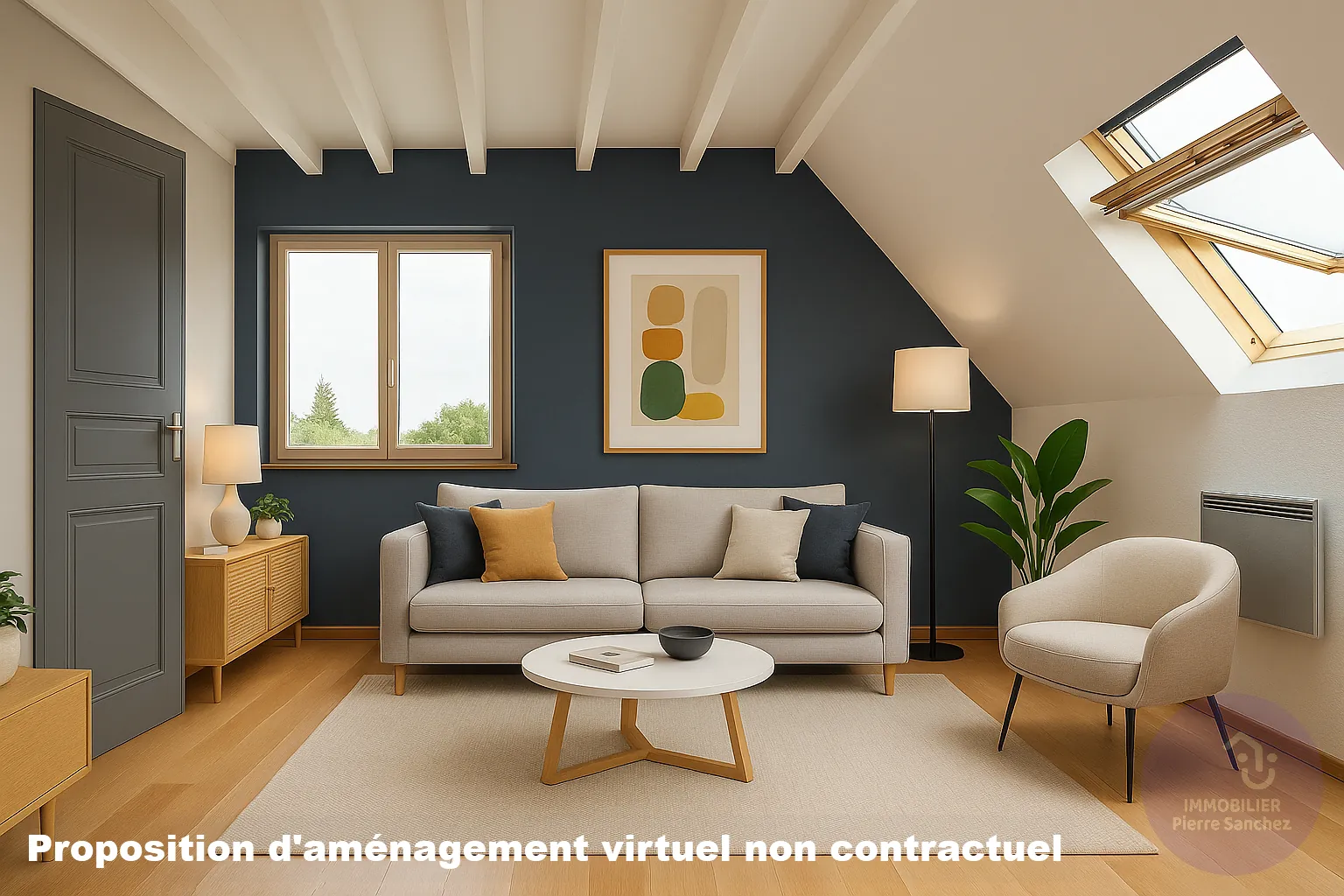 Appartement 3 pièces lumineux de 70 m² avec loggia à Gresswiller 