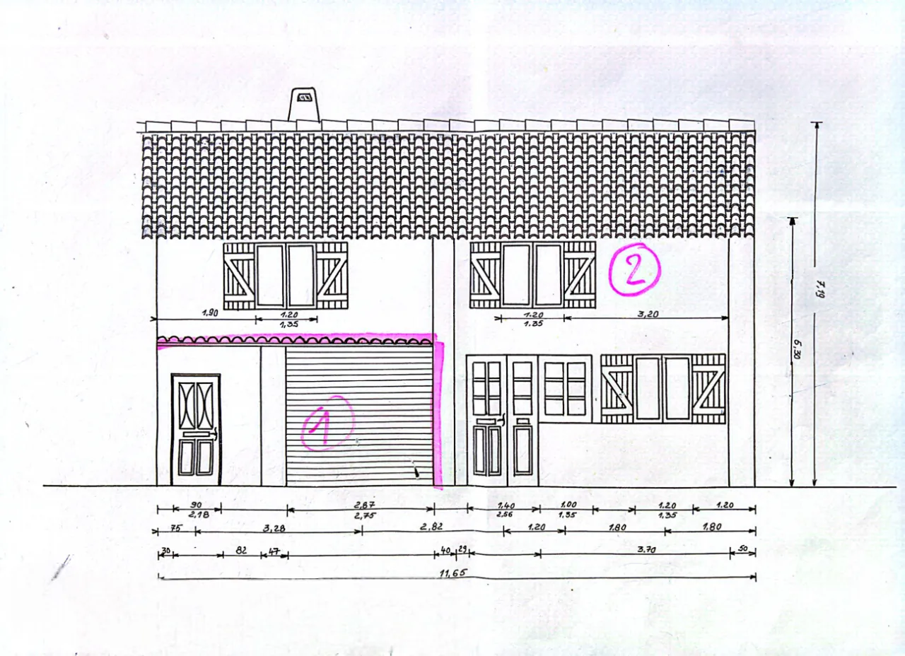 Grange à rénover avec toiture neuve en 2025 à Sallèles-d’Aude 