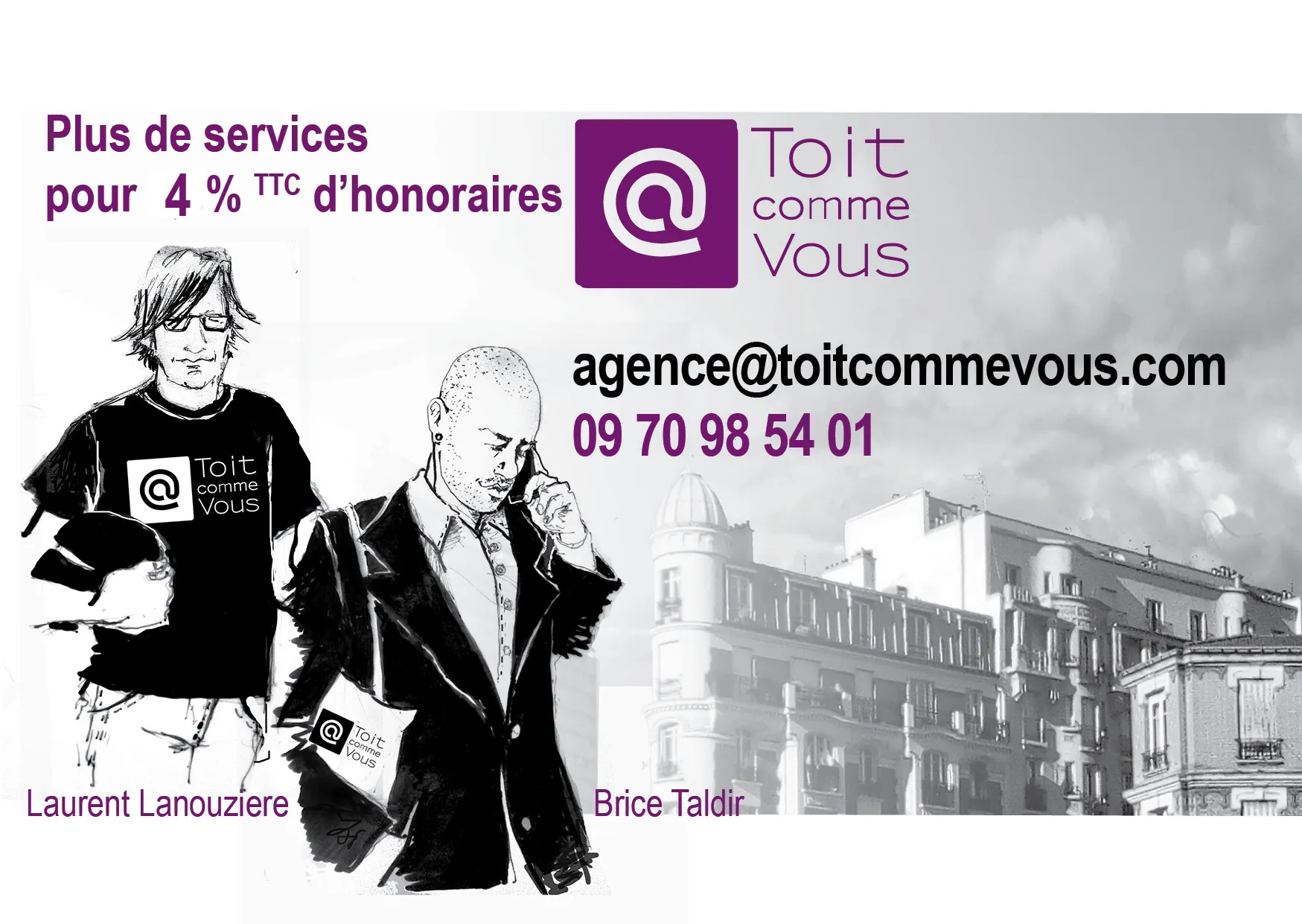 Appartement 3 pièces lumineux avec vue dégagée à Montreuil 