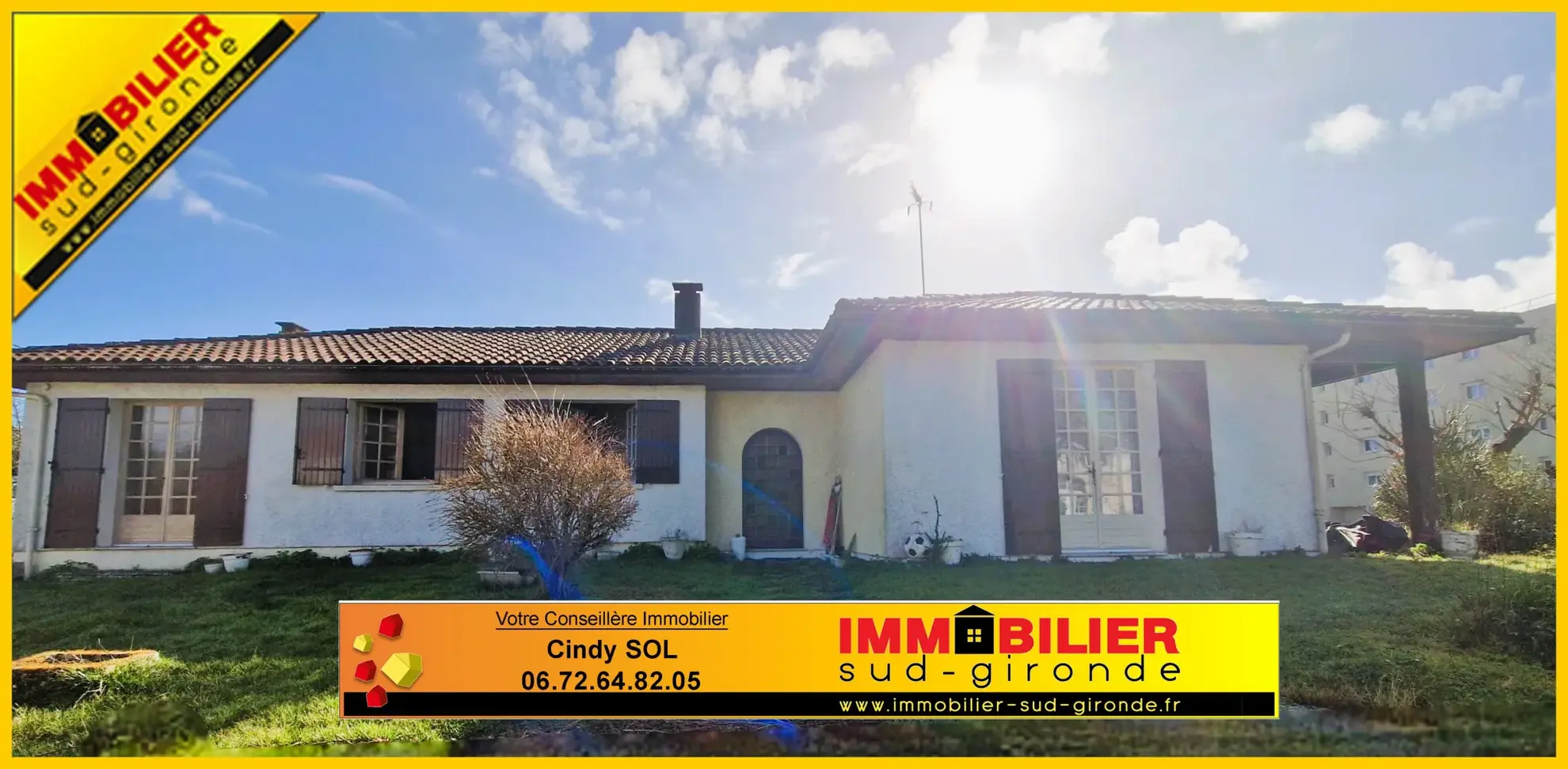 Maison avec studio, jardin et garage au centre de Bazas