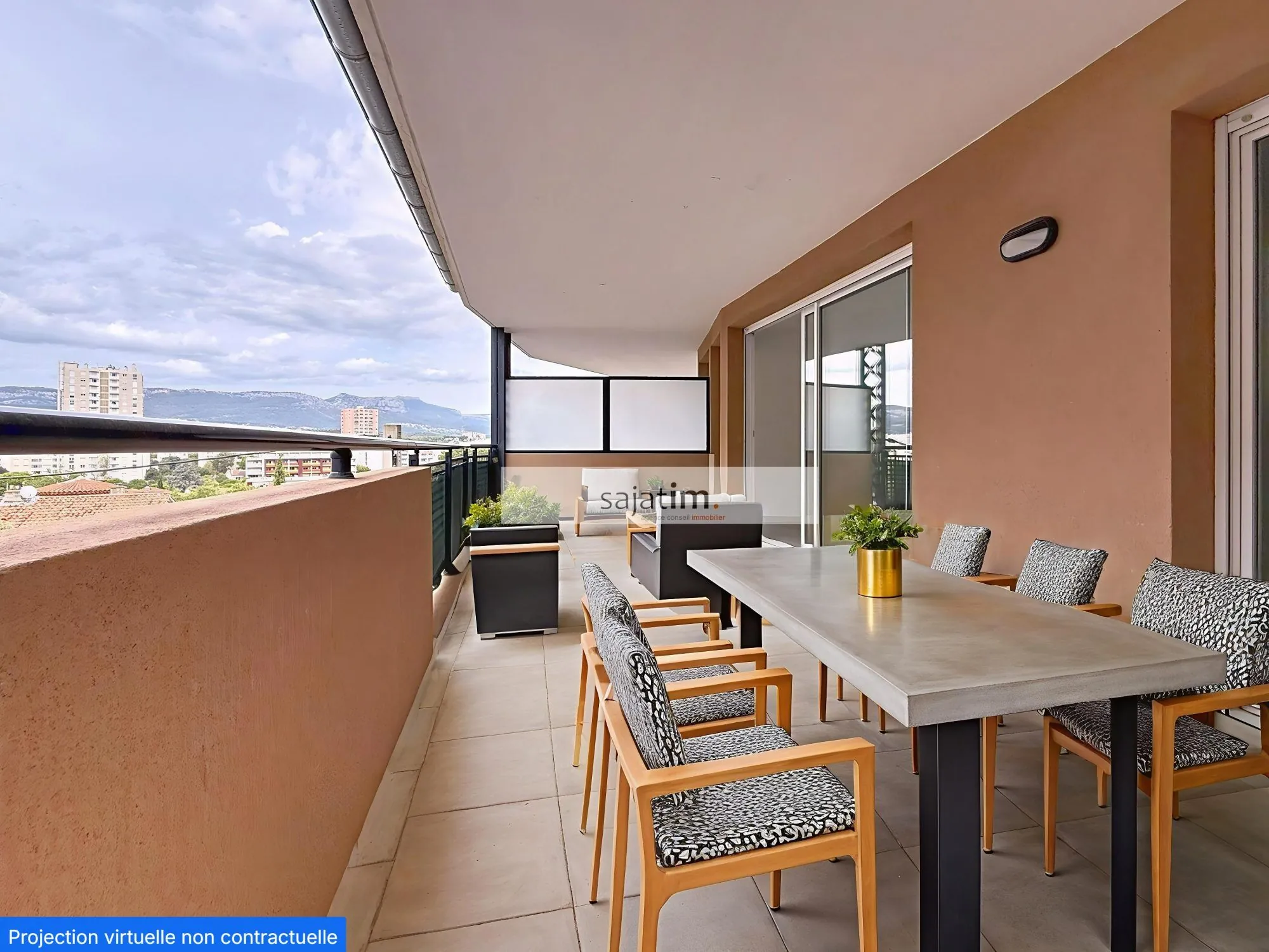 Appartement T2 de 51 m² avec terrasse à La Seyne-sur-Mer, Résidence Calme