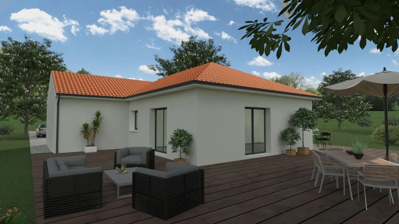 Maison neuve de 90 m² à Premeyzel avec grand jardin et conformité RE 2020 
