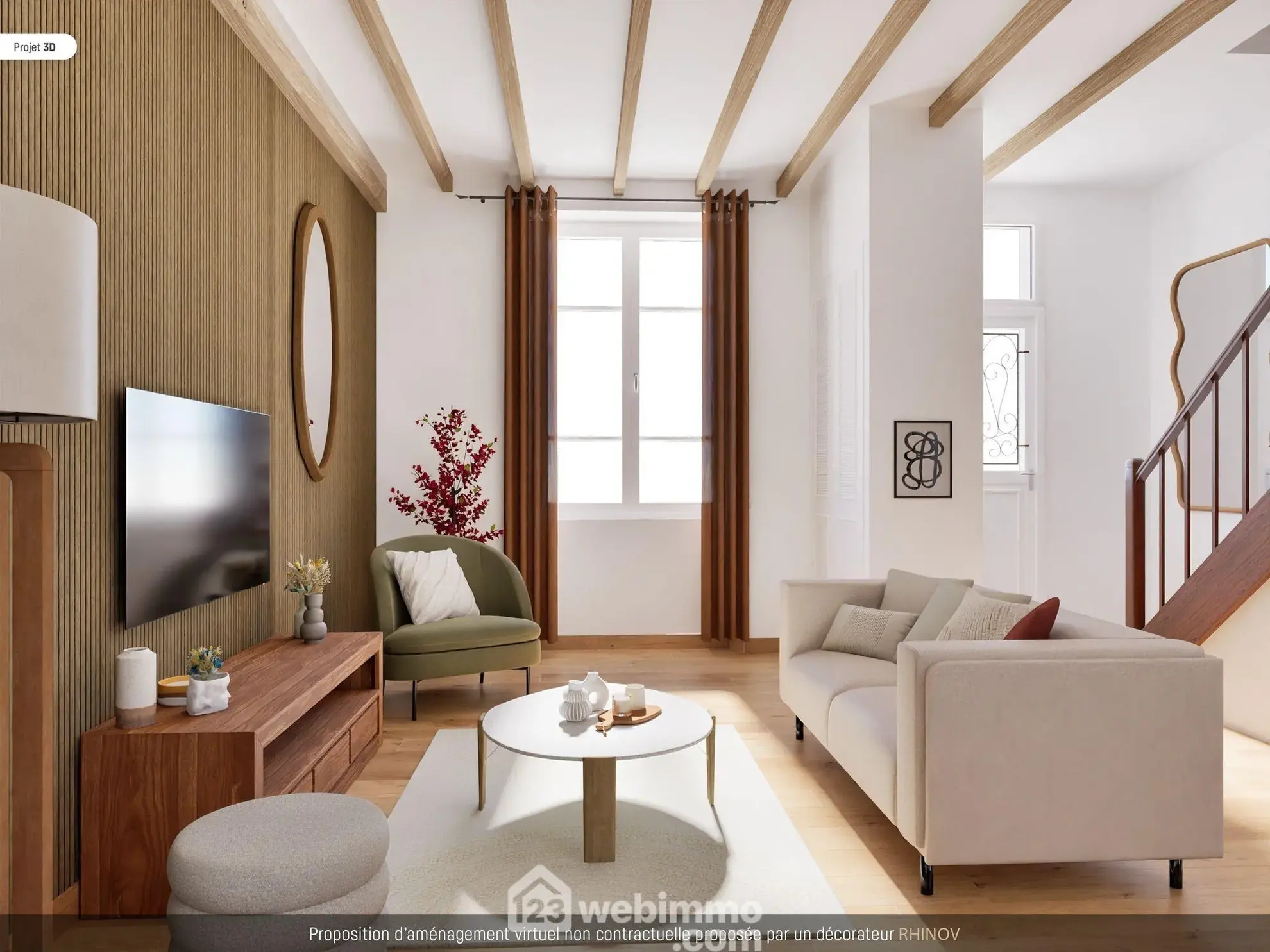 Maison de ville à Ingrandes-sur-Vienne - 95 m² avec garage et terrain clos 