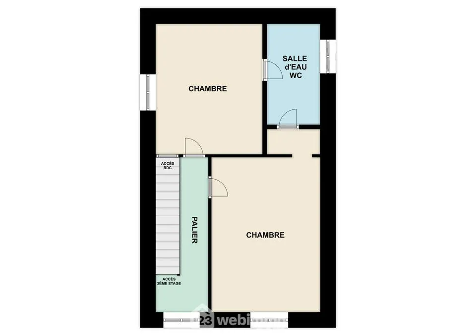 Maison de ville à Ingrandes-sur-Vienne - 95 m² avec garage et terrain clos 