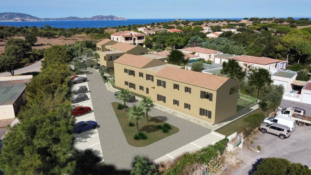 Appartement 2 pièces avec jardin privé à Lumio près de la mer 