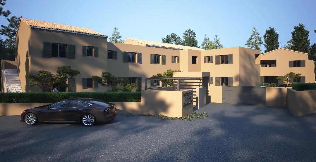 Appartement 2 pièces avec jardin privé à Lumio près de la mer 