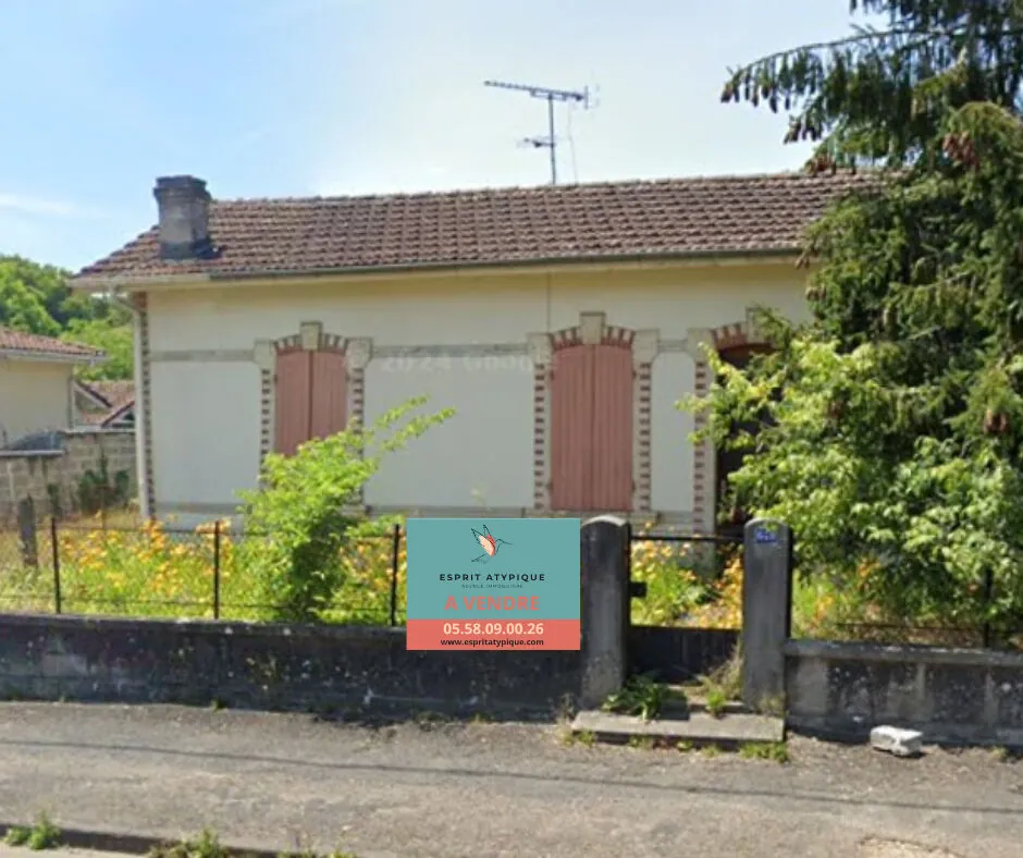 Maison à rénover avec potentiel à Mont-de-Marsan - Terrain de 471 m² et grange exploitable 