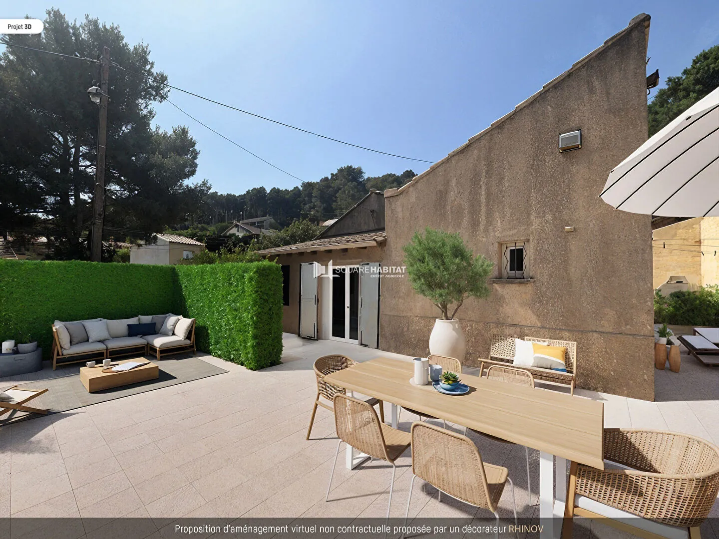 Maison à rénover de 72 m² à Septèmes Les Vallons avec dépendance et grand parking