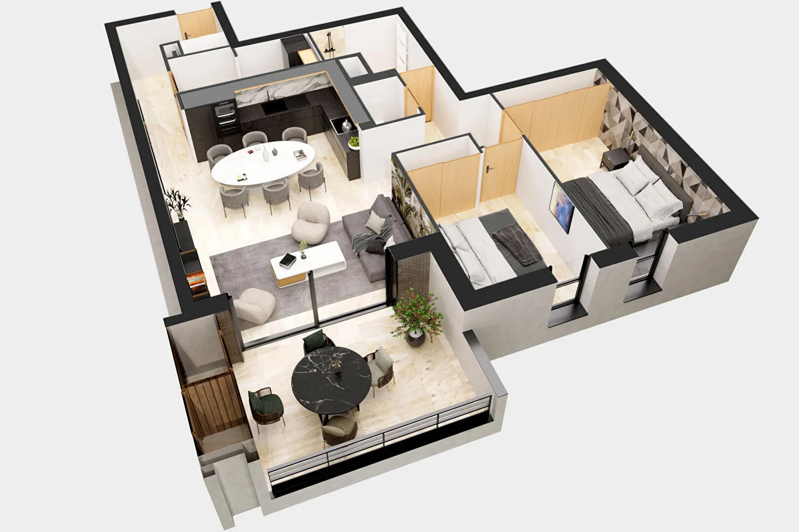 LE PARC DU CHÂTEAU à Saint-Georges-d'Espéranche, résidence neuve haut de gamme 