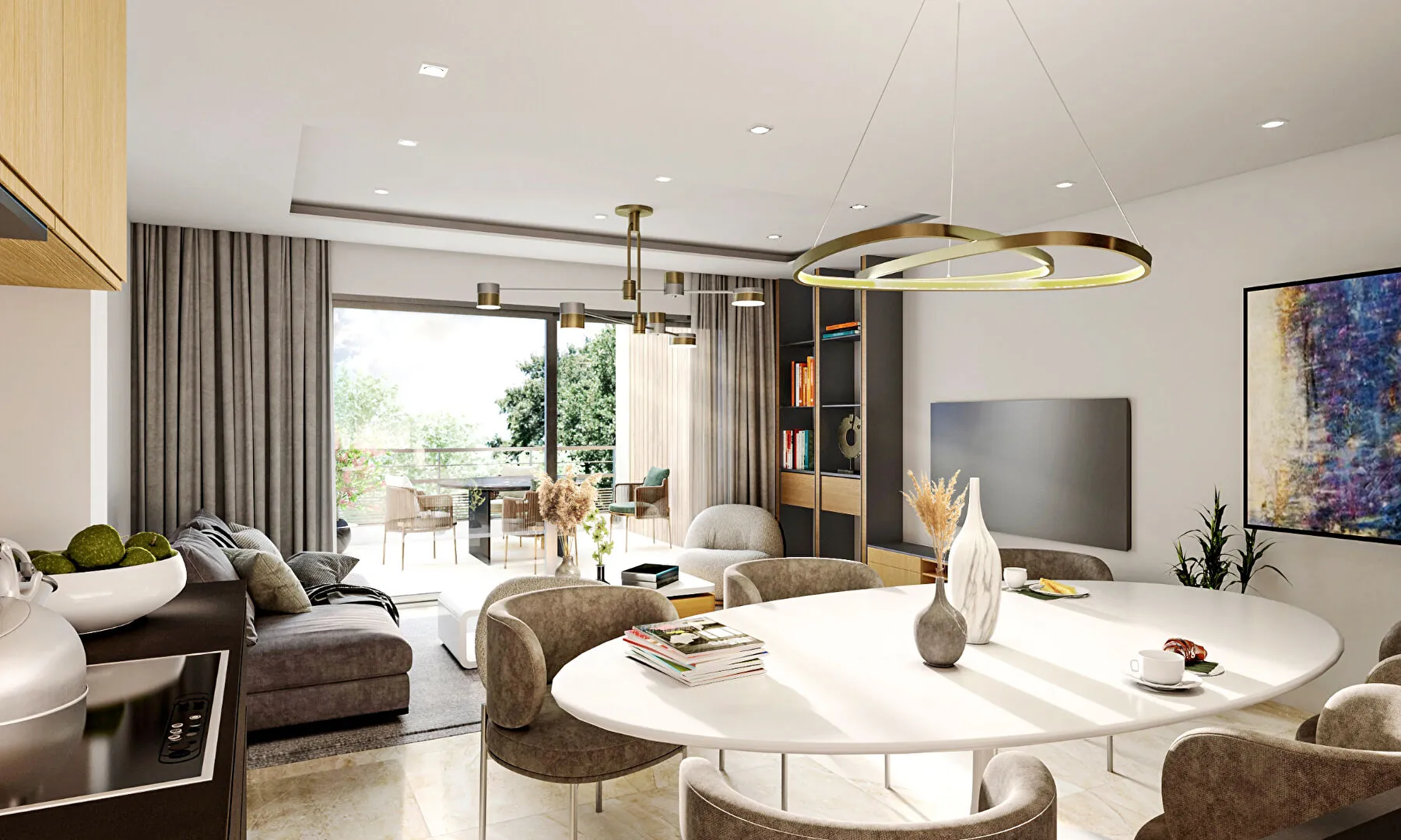 LE PARC DU CHÂTEAU à Saint-Georges-d'Espéranche, résidence neuve haut de gamme 