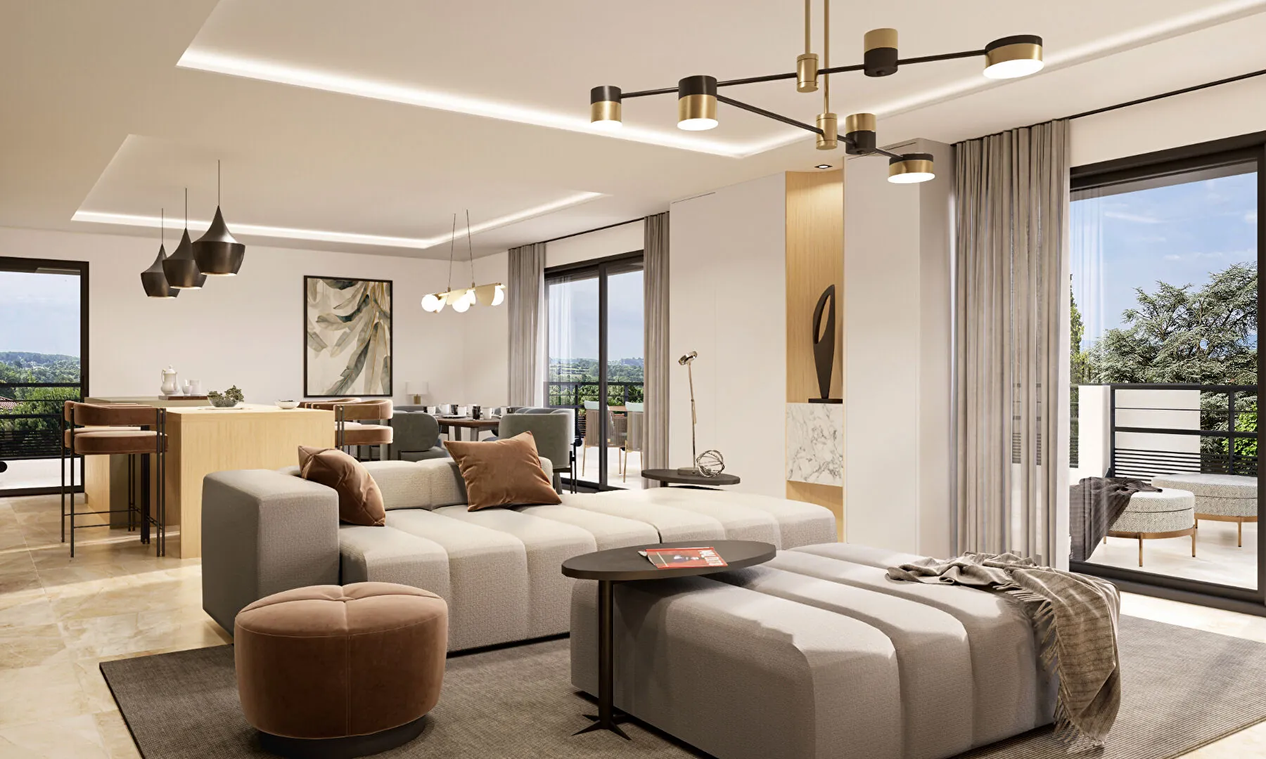 LE PARC DU CHÂTEAU à Saint-Georges-d'Espéranche, résidence neuve haut de gamme 