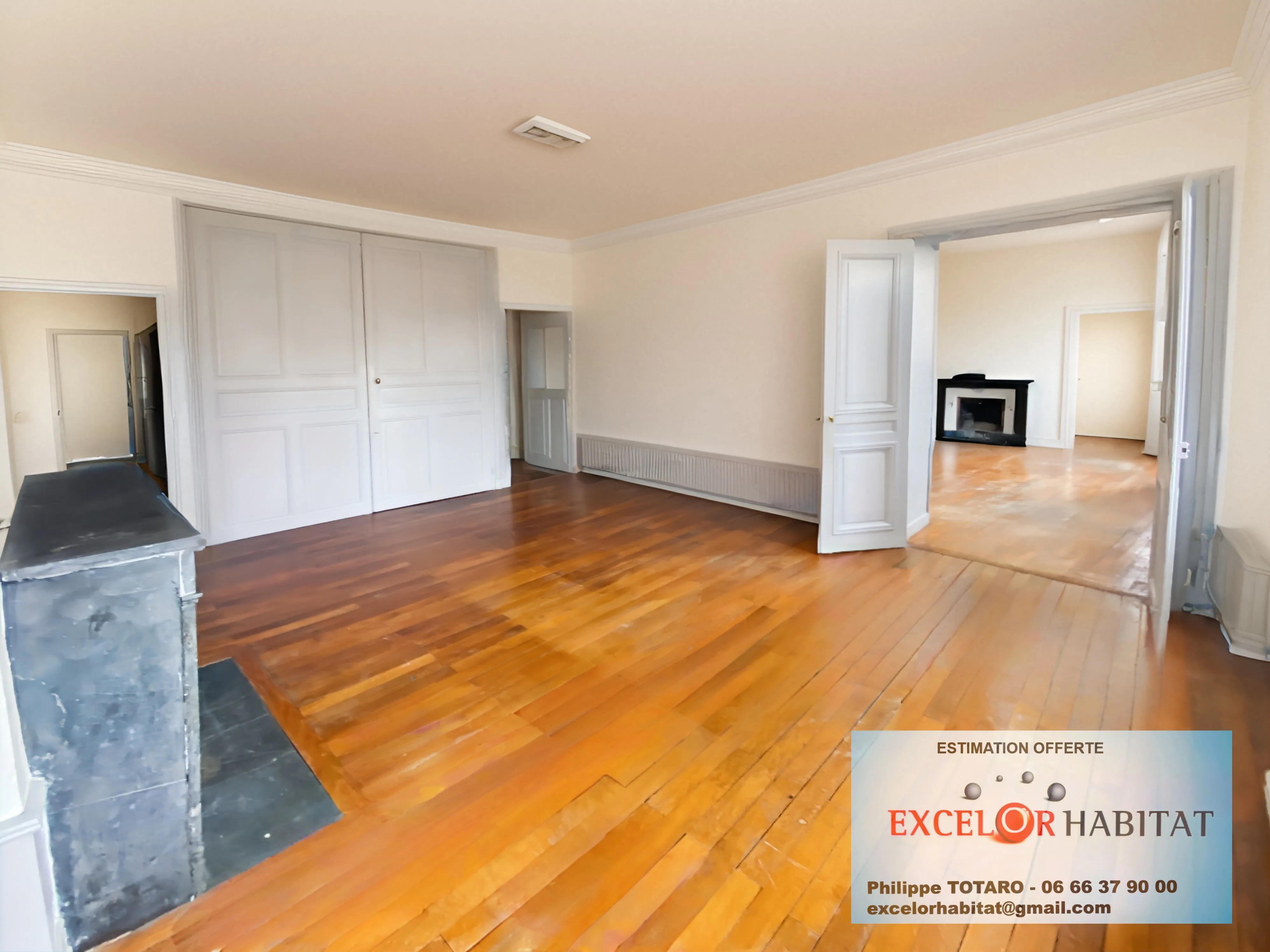 Appartement de caractère de 120 m² à Mâcon en hypercentre 