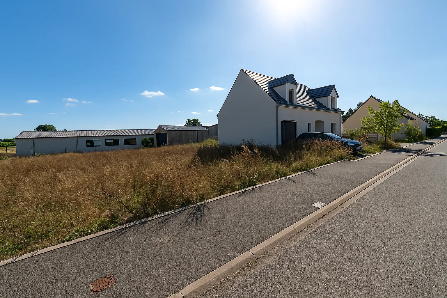 Terrain constructible de 548 m² à Pontavert, proche Reims et Laon 