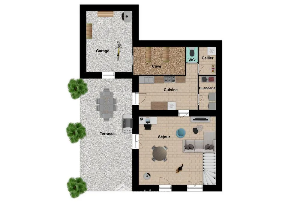 Maison rénovée de 113 m² avec jardin clos à Civray 86400 