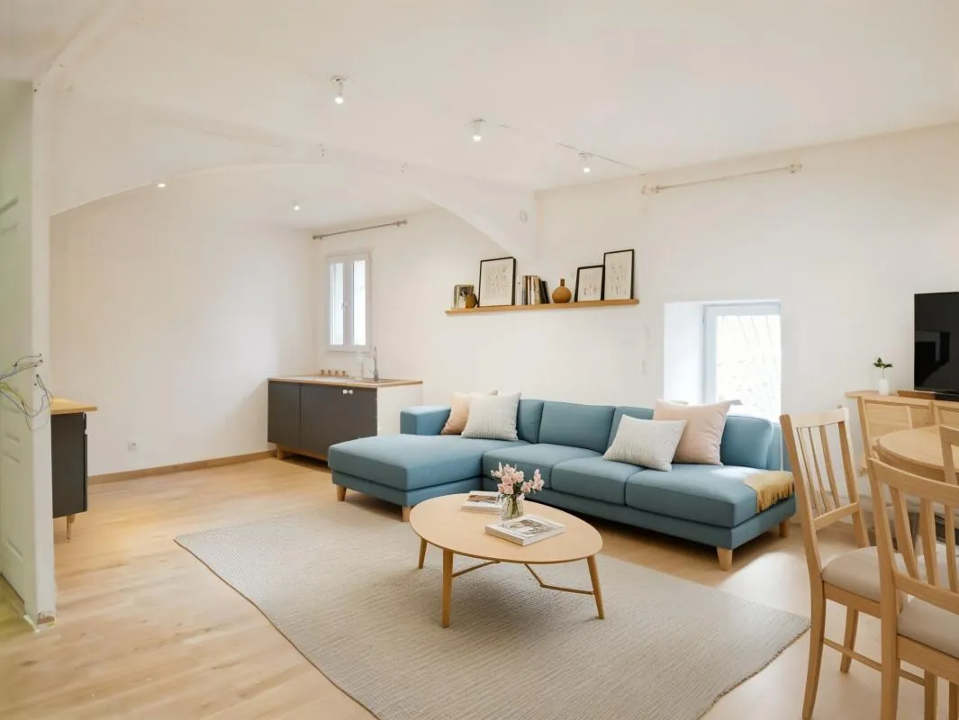 Maison en pierre avec garage à proximité du Pont du Gard, à vendre