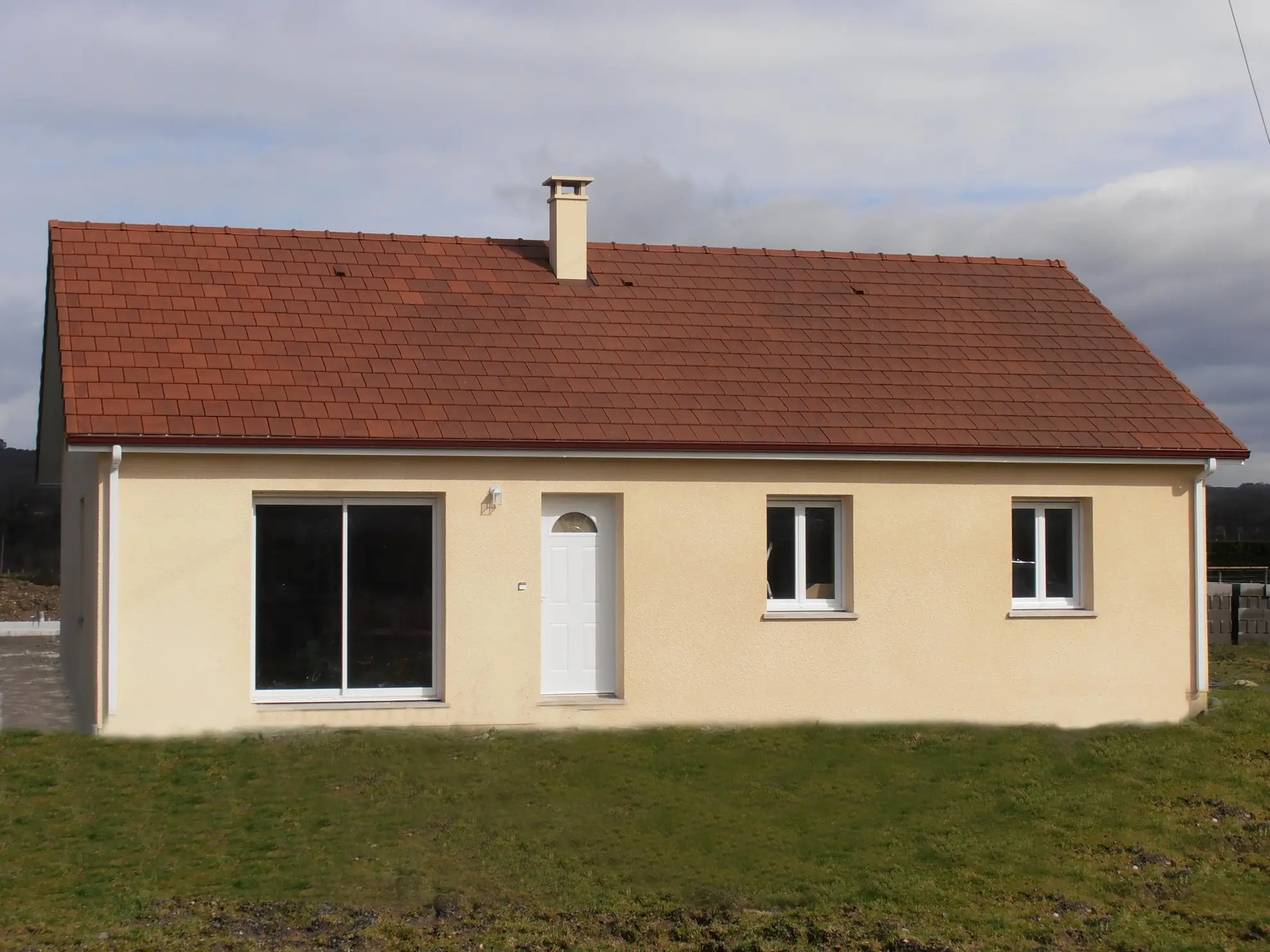 Maison neuve écologique de plain-pied à vendre à Hornoy-le-Bourg