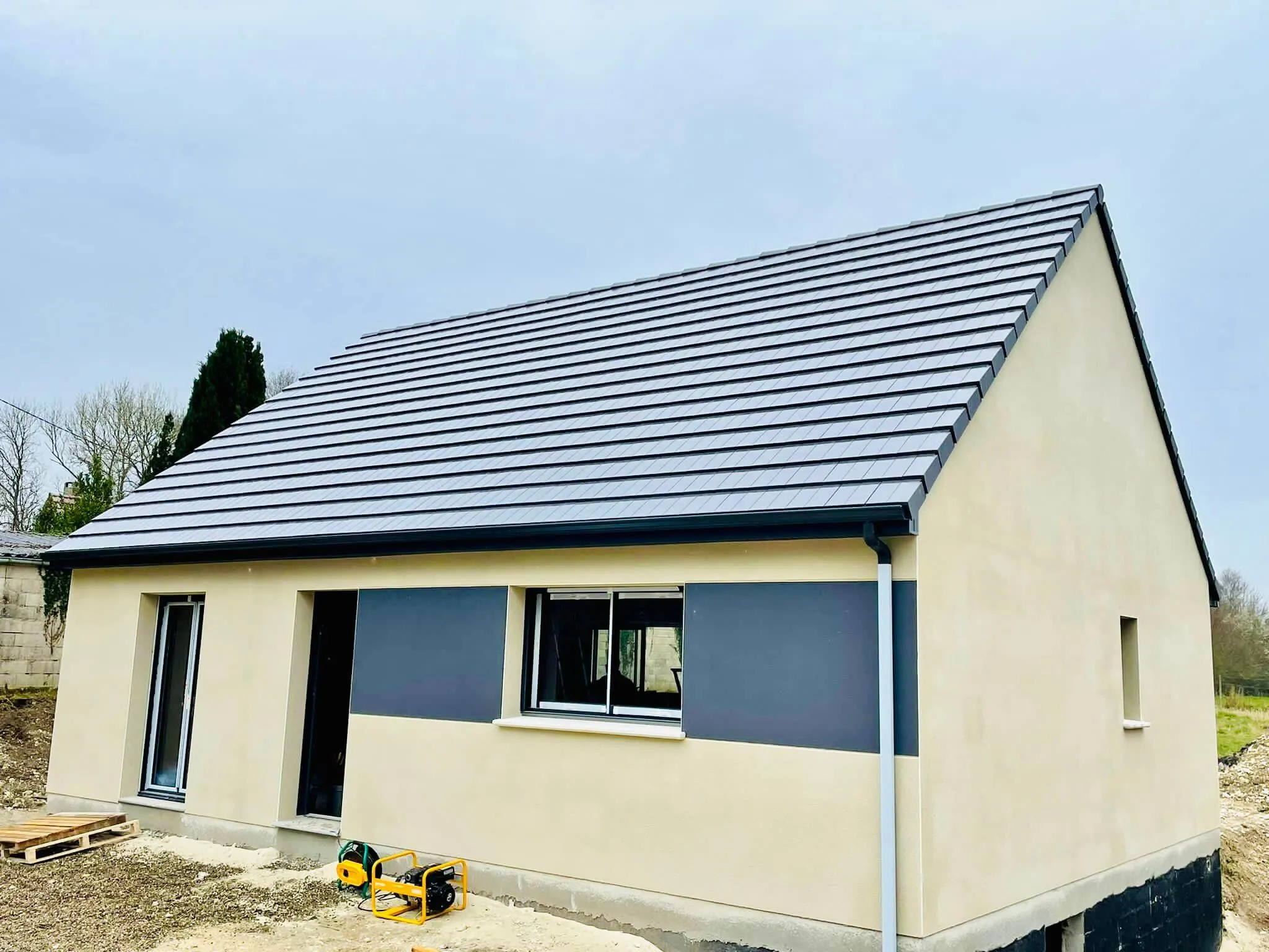 Maison écologique à Warloy-Baillon - 2 chambres, construction sur mesure