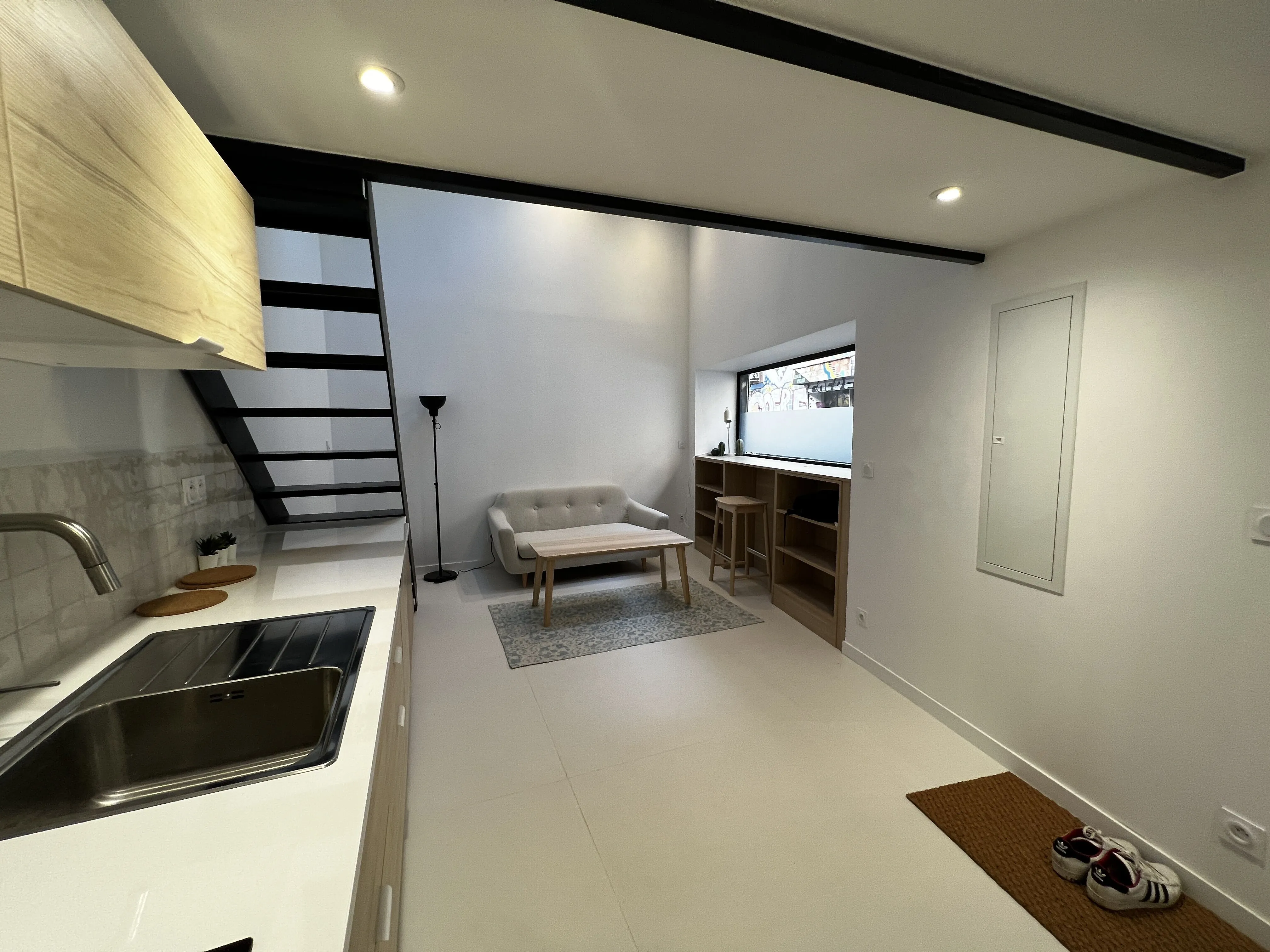 Splendide loft de 30 m² à Marseille 6e avec parking et mezzanine 