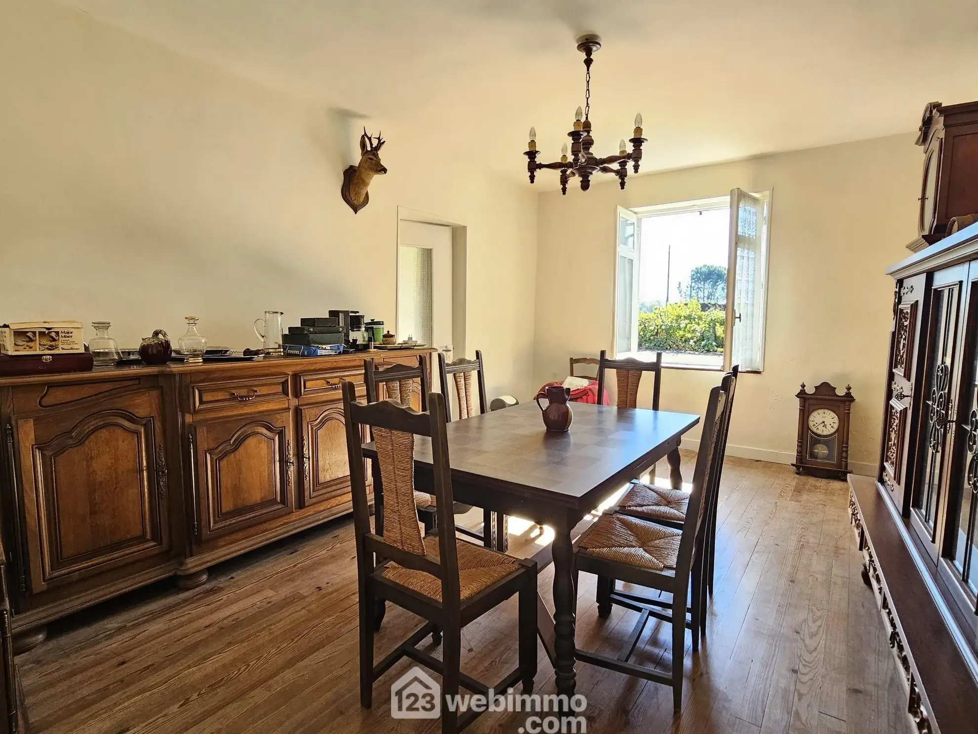 Charmante maison ancienne avec terrain constructible à Baliros, vue Pyrénées 