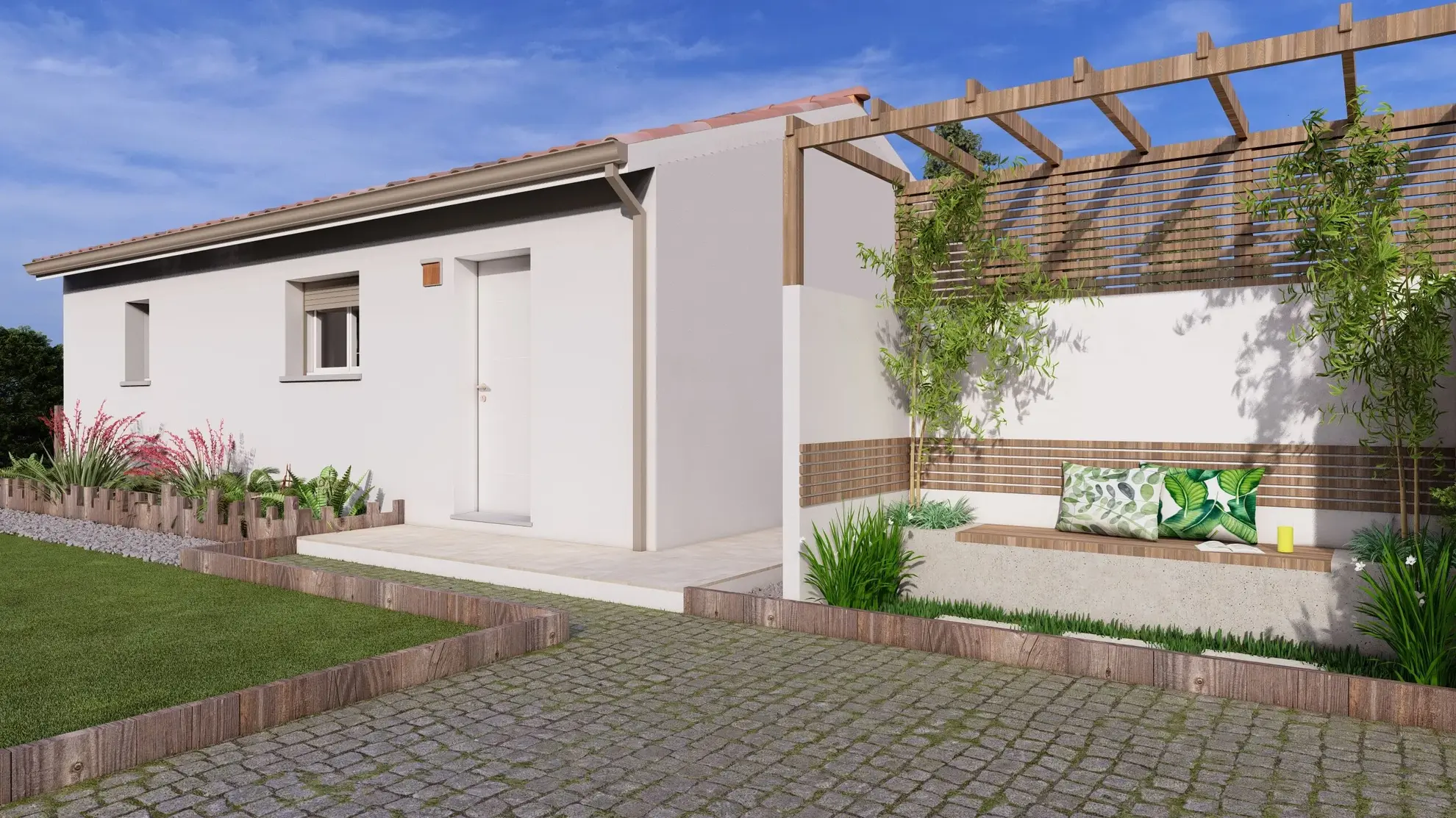 Maison neuve à Saint Cyr de 49m² avec terrain de 1100m², conforme RE2020 