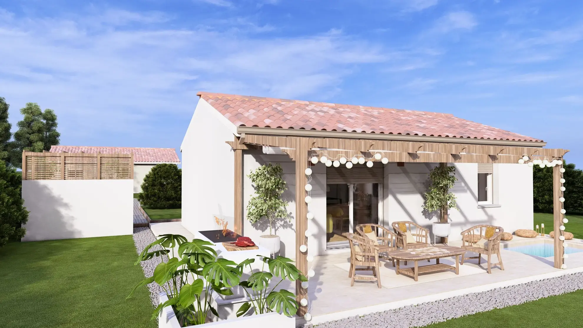 Maison neuve à Saint Cyr de 49m² avec terrain de 1100m², conforme RE2020