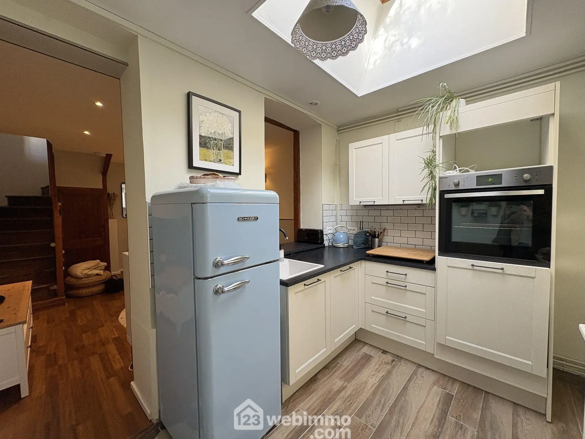 Maison de ville à Rouen de 52m² avec cour, idéalement située proche du métro 