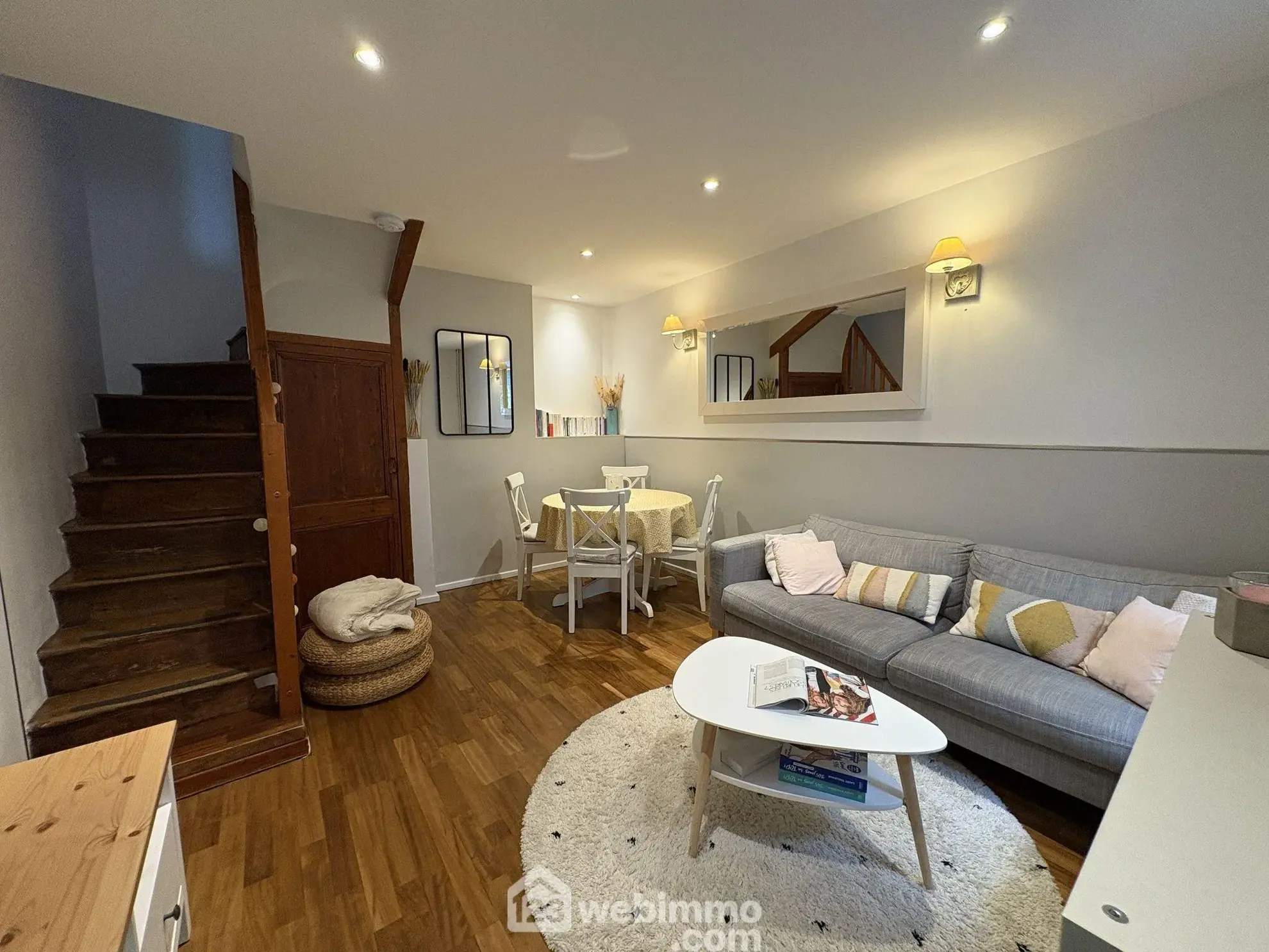 Maison de ville à Rouen de 52m² avec cour, idéalement située proche du métro 