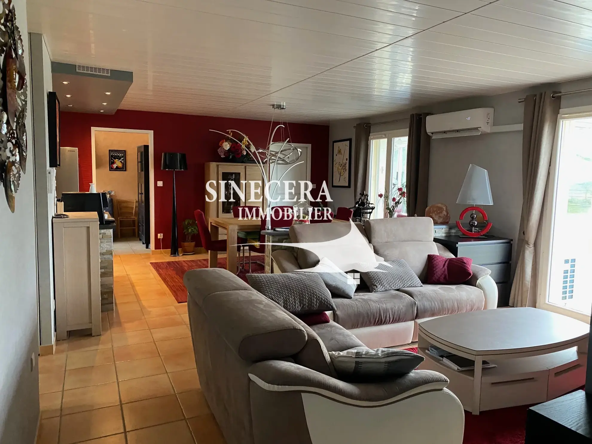 Belle maison contemporaine à Riberac avec grand terrain et garage proche commodités 