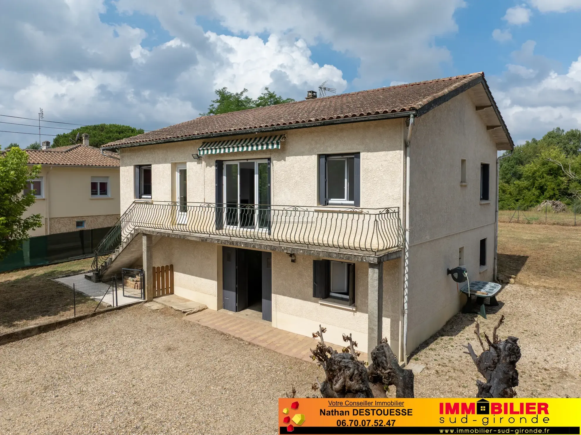 Maison familiale avec jardin et piscine à Saint-Maixant près de Langon