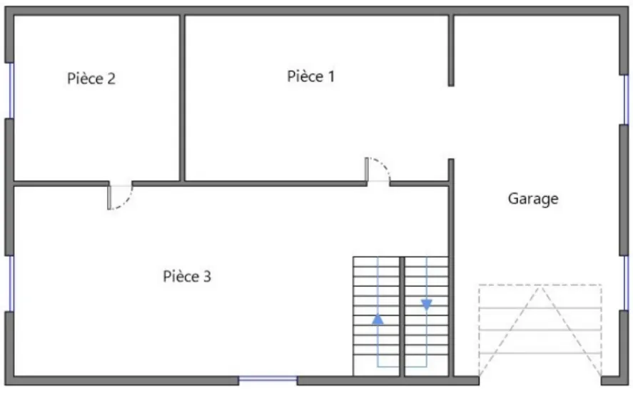 Maison 5 chambres proche d'Abbeville avec jardin et sous-sol complet 