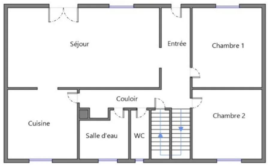 Maison 5 chambres proche d'Abbeville avec jardin et sous-sol complet 