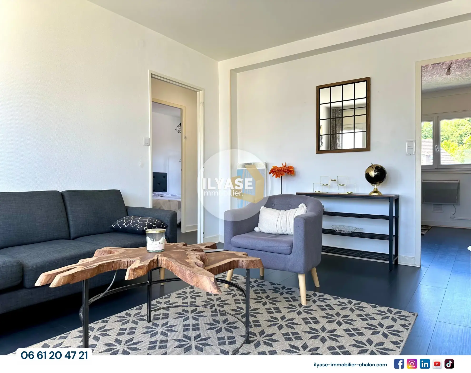 Bel appartement T3 de 52 m² à Chalon-sur-Saône proche gare et commodités 